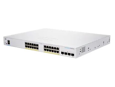 Switch CISCO Cbs250-24Fp-4X-Eu Red gestionada L2/L3 Gigabit Ethernet 10/100/1000 Plata