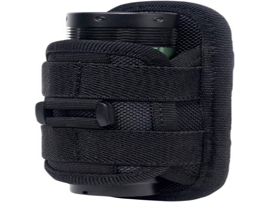 Soporte para linterna giratorio de 360°, funda para cinturón portátil para linterna, accesorios de iluminación para caza