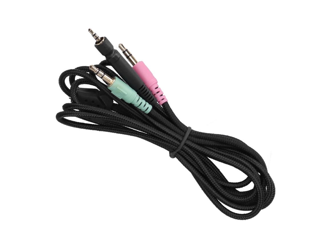 Cabo De Áudio Para Fone De Ouvido Gamer Sennheiser G4me One/game Zero/pc 373d/gsp350 2m Ofc