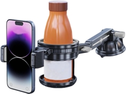 Soporte para teléfono móvil con forma de vaso para coche, organizador de bebidas y mucho más. SFUSHOS