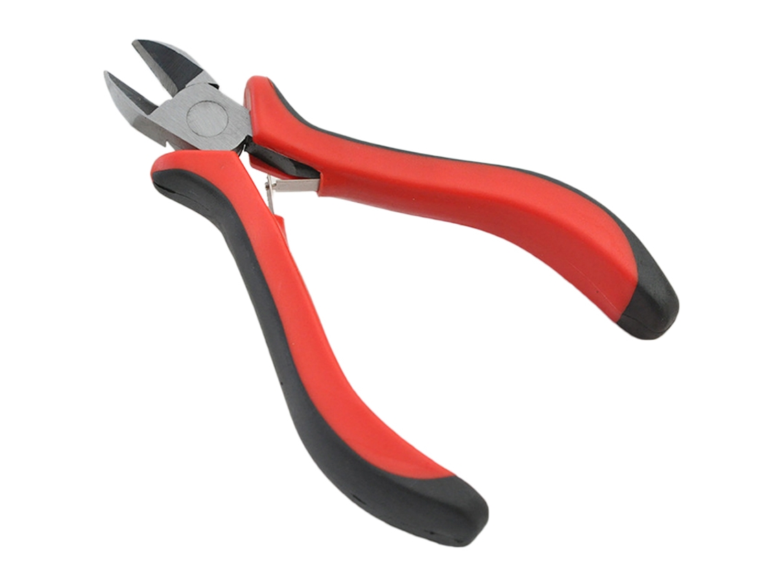 Alicates De Corte Para Bricolaje, Accesorios De Joyería, Herramienta Para Manualidades, Cuerpo De Crv, Mango De Tpr, 1 Unidad.