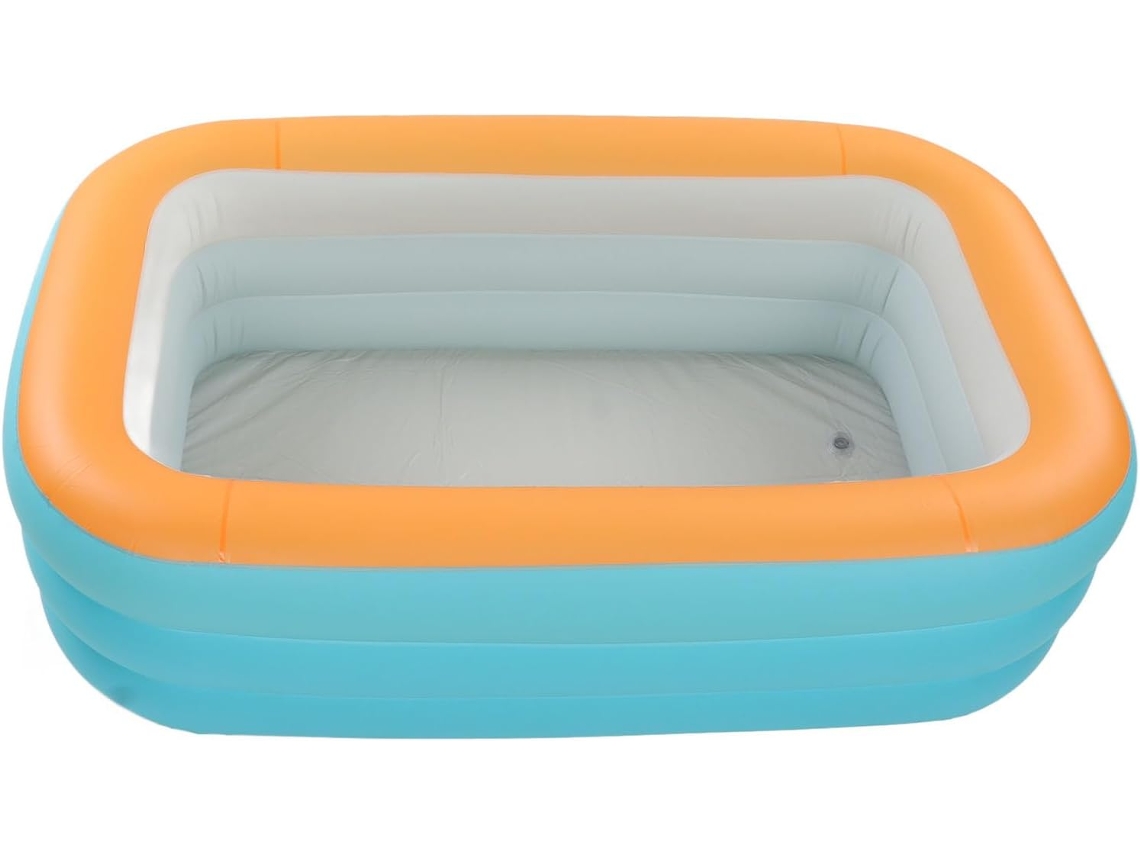 Piscina Inflable Plegable Almacenamiento Patio Familiar