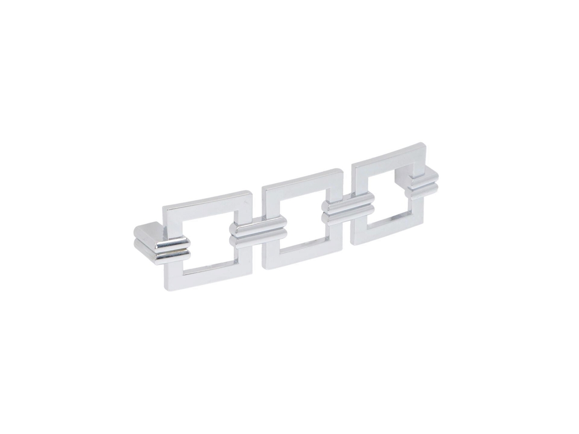 Tirador Para Mueble De Zamac Distancia Entre Centros 128mm Cromo Pulido Lote De 25