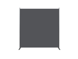 Divisor De Ambientes Gris 180x180cm Monobloque Freestanding Para Salón Dormitorio Oficina