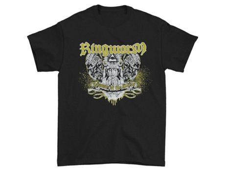 Camiseta ROCKINSTONE con martillo de tiña (L)