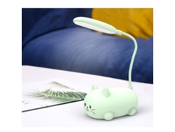 Lámpara De Mesa Elegante Con Forma De Gatito, De 26 Cm, Para Decoración De Interiores, Ideal Para La Habitación De Una Niña O De Un Niño.