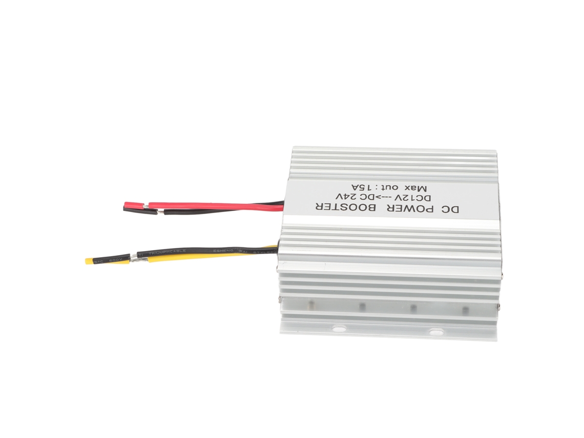 Convertidor De Cc De 12 V A 24 V Para Coche, 15 A, 360 W, Estable Y Seguro, Con Carcasa De Aleación De Aluminio.