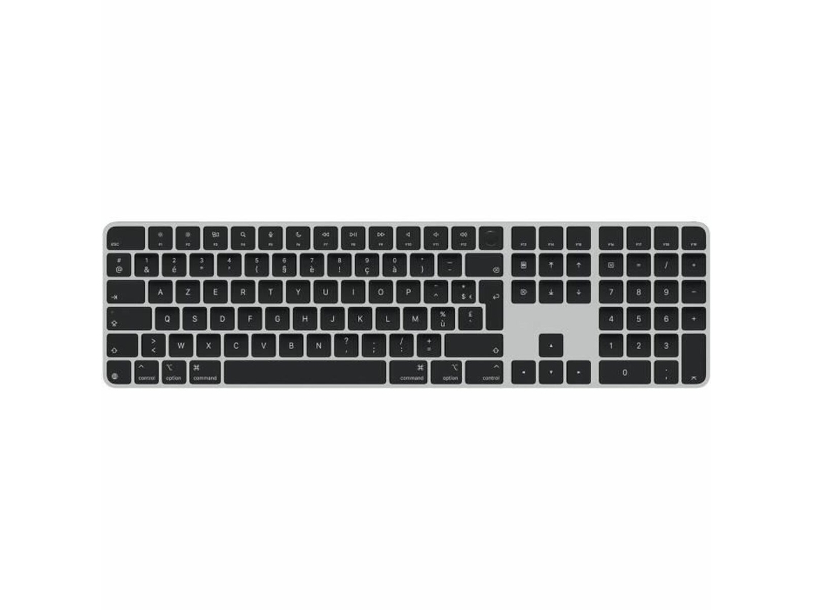 Teclado APPLE MXK83F/A (Negro - AZERTY)