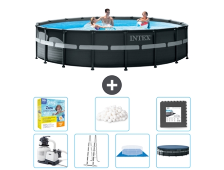 Piscina Tubular INTEX 26330GN-CB49 (26423 L - 549x132cm)