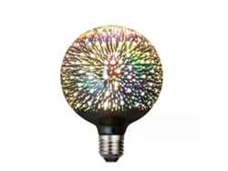 Lâmpada Led E27 Decoração 3d (g125) Aspeto Fogos Artifício-7w - Rwlâmpada Led E27.