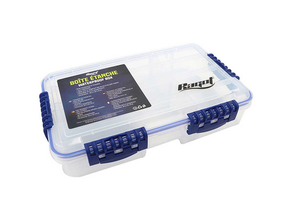 Caixa de Equipamentos À Prova D´Água Transparente 35.5 X 22 X 8 Cmragot
