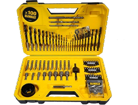 Conjunto de 100 Piezas DEWALT para Perforar Y Atornillar