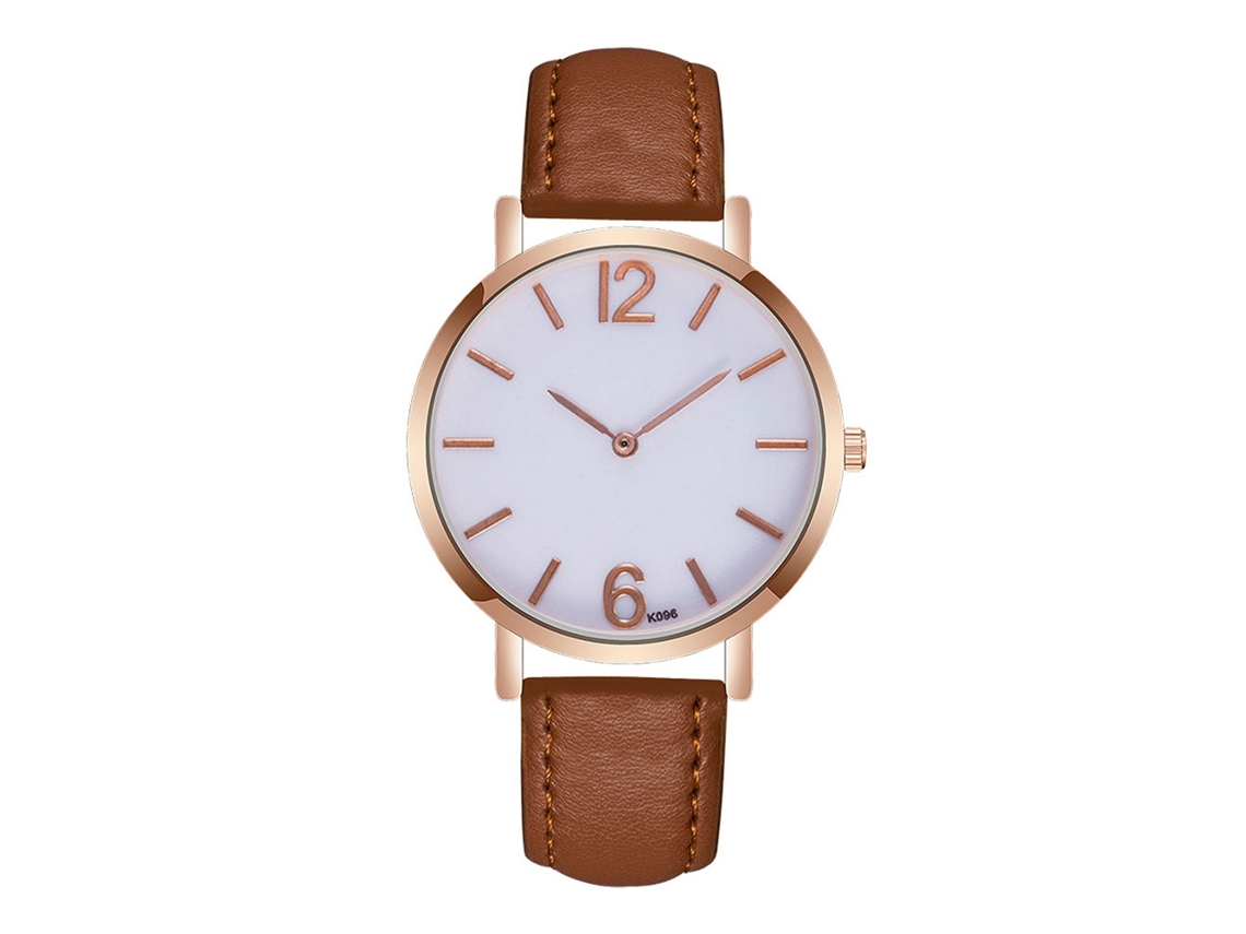 Relógio De Pulso De Quartzo Com Strass Decorativo E Pulseira De Couro Pu Para Homem (preto)
