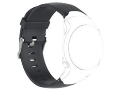 Correa de silicona negra para reloj inteligente Garmin Approach S3 Chennnls