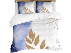 Juego Ropa Cama Piezas Funda Nórdica Microfibra Estampado Juego Almohada 140x200cm 140 X 200 Cm 65