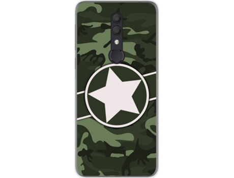 Carcasa Alcatel 1X (2019) TUMUNDOSMARTPHONE Camuflaje 01 Multicolor
