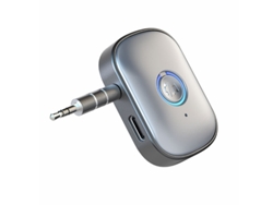 Adaptador de transmisor de audio para coche Bluetooth 5.3 de 3,5 mm, receptor inalámbrico auxiliar para llamadas manos libres, receptor de audio para coche Gertiz