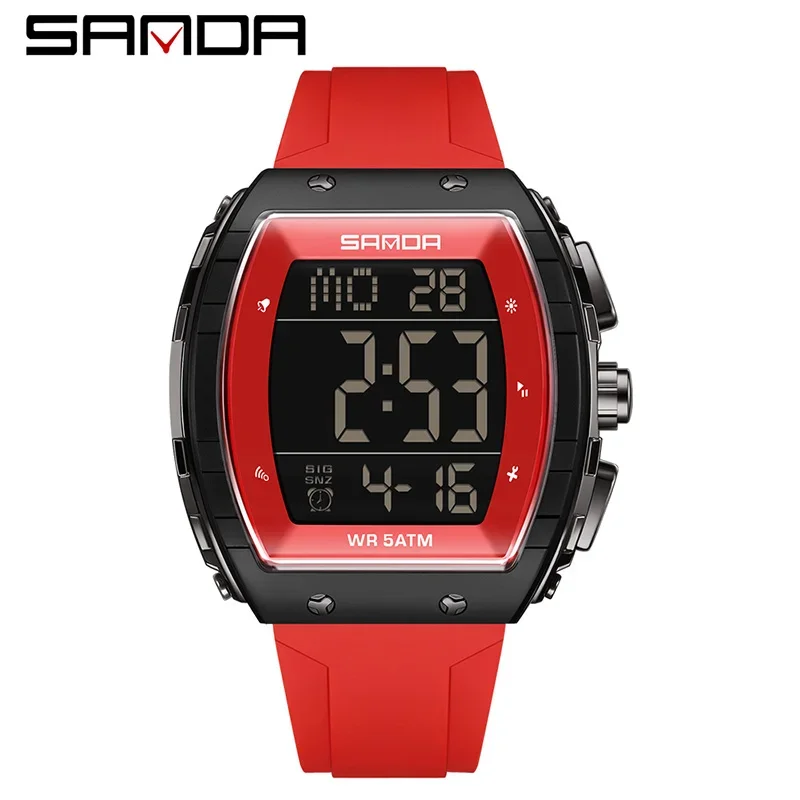 Reloj De Lujo Para Hombre, Reloj Deportivo Digital Resistente Al Agua