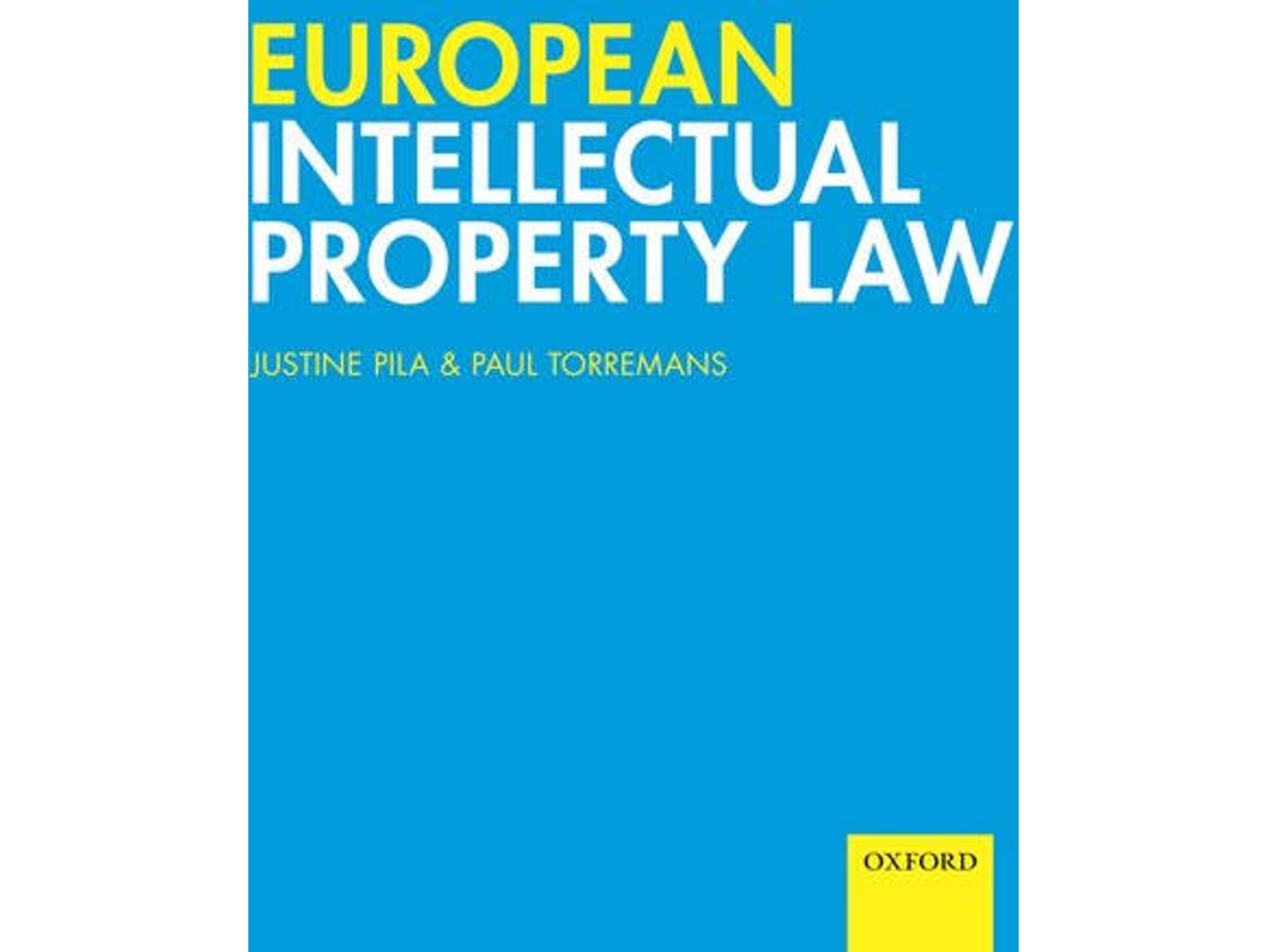 Libro European Intellectual Property Law de Varios Autores