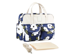 Bolso Cambiador Portátil Island Baby Con Múltiples Bolsillos Y Diseño Elegante.