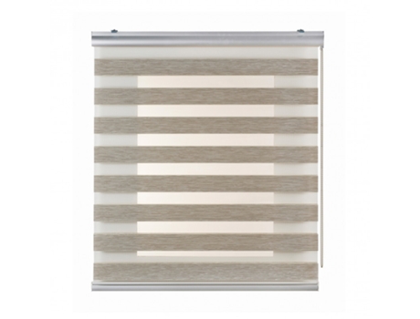 Estor Noche y Día Plus com Acabados de Aluminio STORESDECO (250 x 60 cm - Beige)