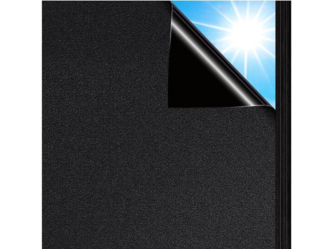 Película de privacidad para ventanas, revestimiento mate para baño, adhesivo estático para control de calor y bloqueo de luz Kofihety