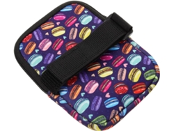 Bolsa para botella con cremallera, neopreno, 2 bolsillos, Slowmoose