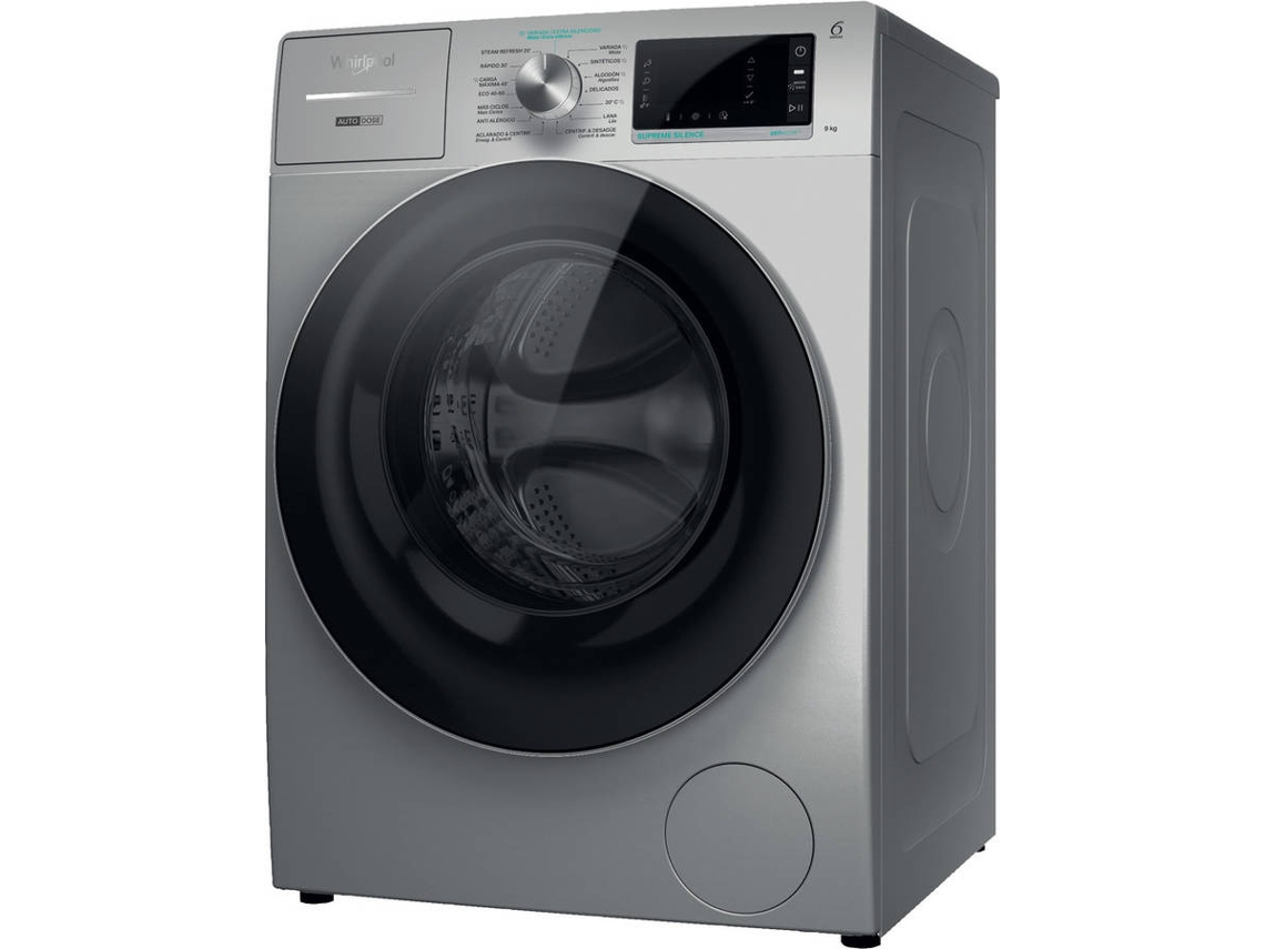 Lavadora WHIRLPOOL W8 W946SR SPT (9 kg - 1400 rpm - Inox)
