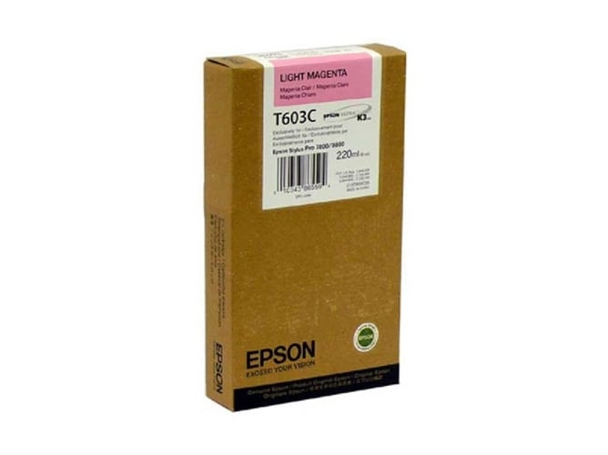 Cartucho de tinta original EPSON T603C Magenta claro