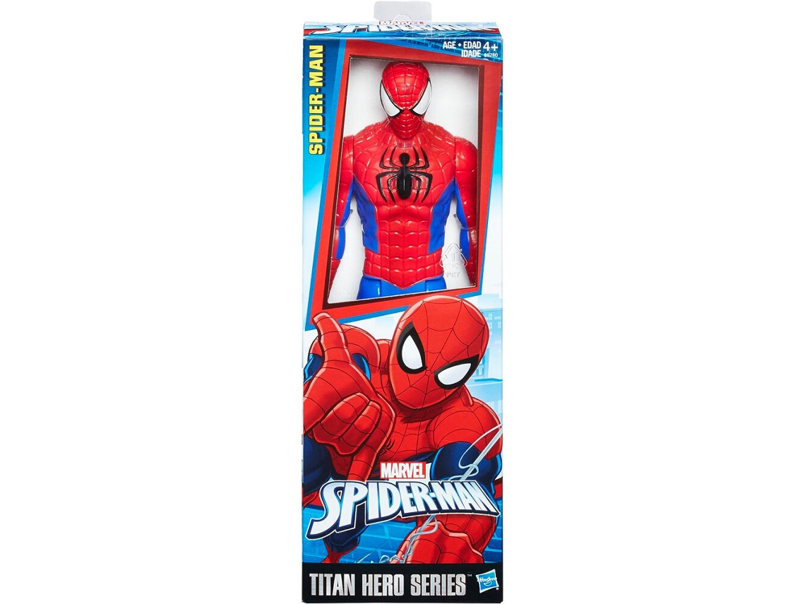 Figura de héroe titán Spider-Man de Marvel de 30 cm B.active