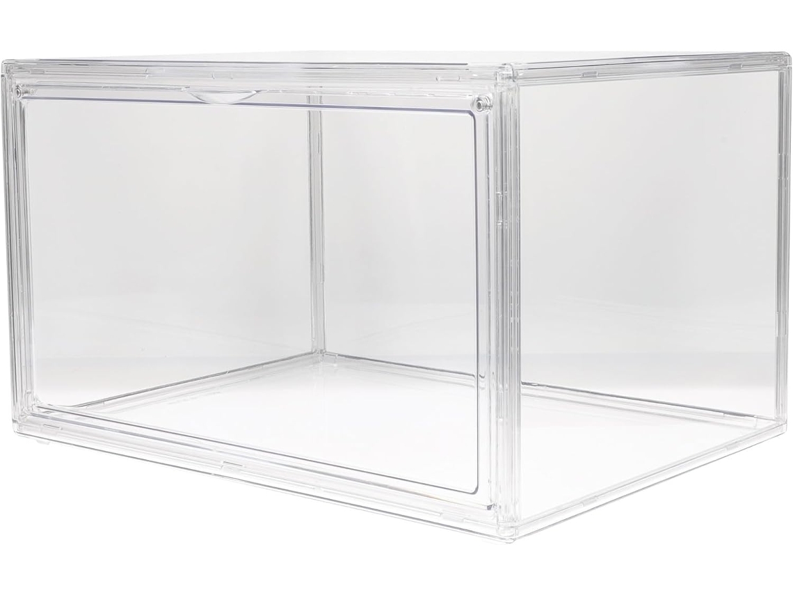 Caja De Almacenamiento De Acrílico Transparente Para Escritorio De Estudiante, Cubo Apilable