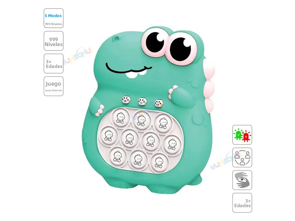 Juguete de dedo de liberación rápida: solo tienes que presionarlo para jugar. Ideal para juegos educativos. Mdug