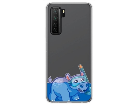 Carcasa Huawei P40 Lite 5G TUMUNDOSMARTPHONE Dibujos Transparente Multicolor