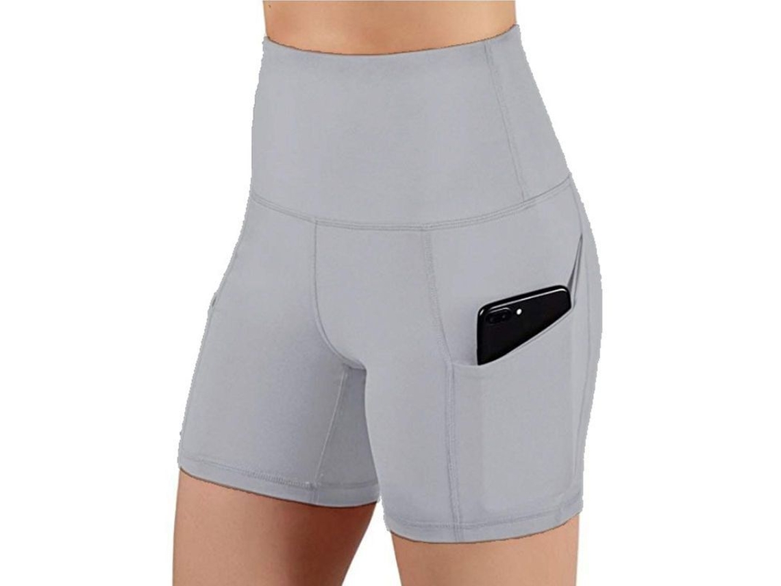 2026-short De Ciclismo De Alta Cintura Para Mujer Con 2 Bolsillos Laterales Para Yoga, Ejercicio Y Fitness