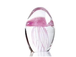 Lámpara de noche decorativa con forma de medusa acrílica romántica, 1 unidad, rosa Rosewell