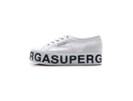 Zapatillas de Mujer SUPERGA Cotw Outsole Lettering Blanco (41)