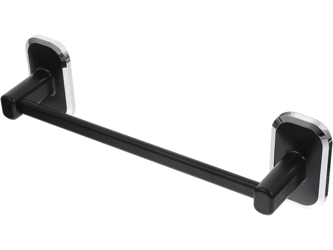 Zapatero Aluminio Negro Requiere Taladrar Práctico Ahorra Espacio Fácil Montar Pared Puertas Baño No