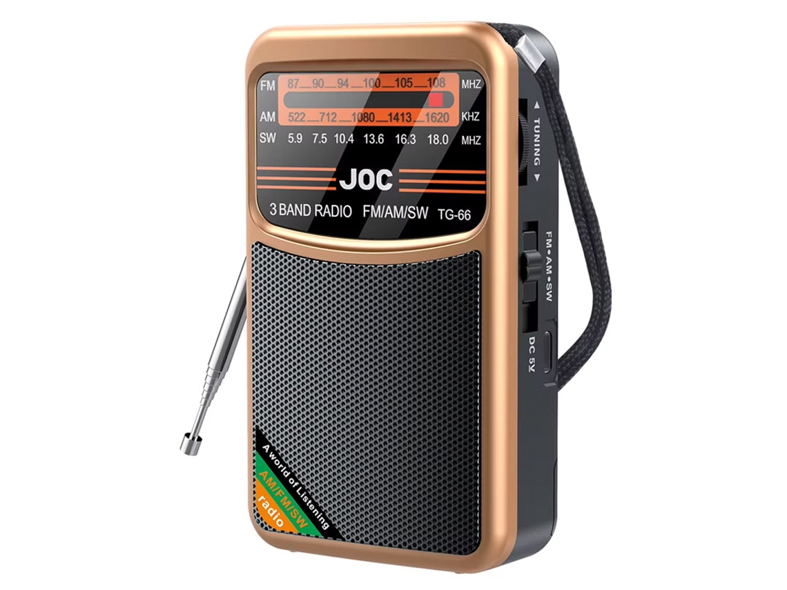 (tg66 Gold) Radio A Batería