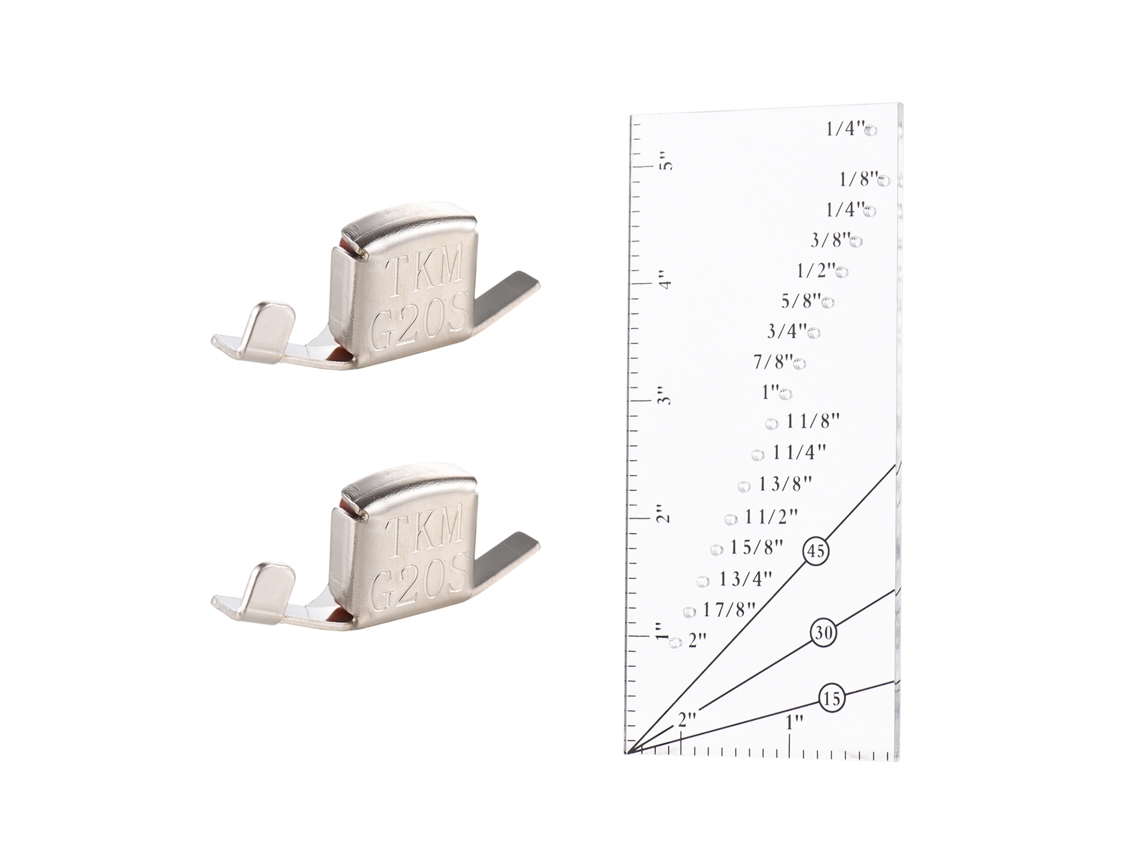 Regla De Costura Con Guías Magnéticas Y Punto De Pivote 1/4" Para Costuras