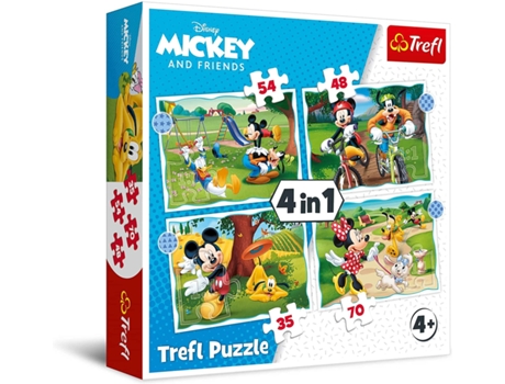 Puzzle MICKEY mickey mouse 4 em 1