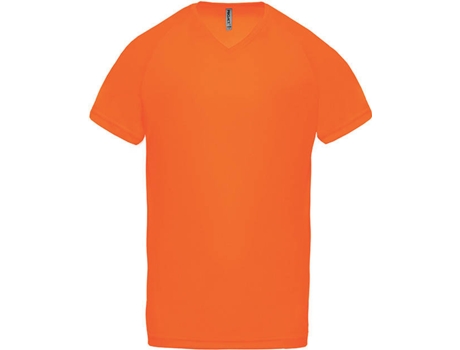 Camiseta de Hombre para Deporte PROACT Multideportes Poliéster Naranja (XS)