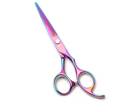 Tijeras para adelgazar el cabello tijeras para cortar los dientes peluquero profesional texturización de peluquería 5,5 pulgadas (colorido)