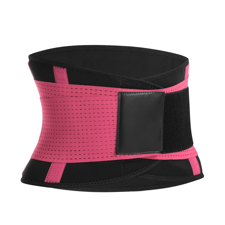 (rosa, Talla S) Faja Reductora Unisex Con Soporte Lumbar