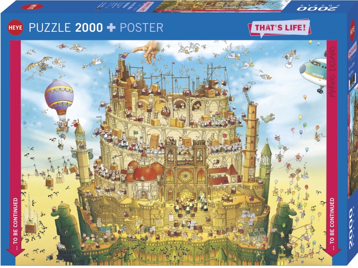 Puzzle 2000 Pcs Degano That is Life! High (9 años)