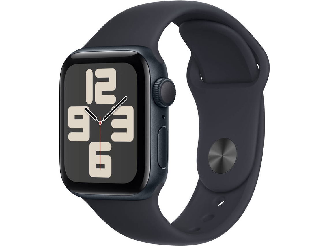 APPLE Watch SE GPS 40 mm Medianoche con Correa Deportiva Medianoche (Talla: M/L)