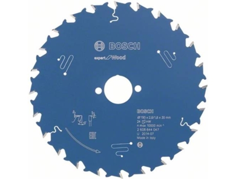 Disco de Sierra Circular BOSCH Expert para Madera 190x30x2.6 mm - 24