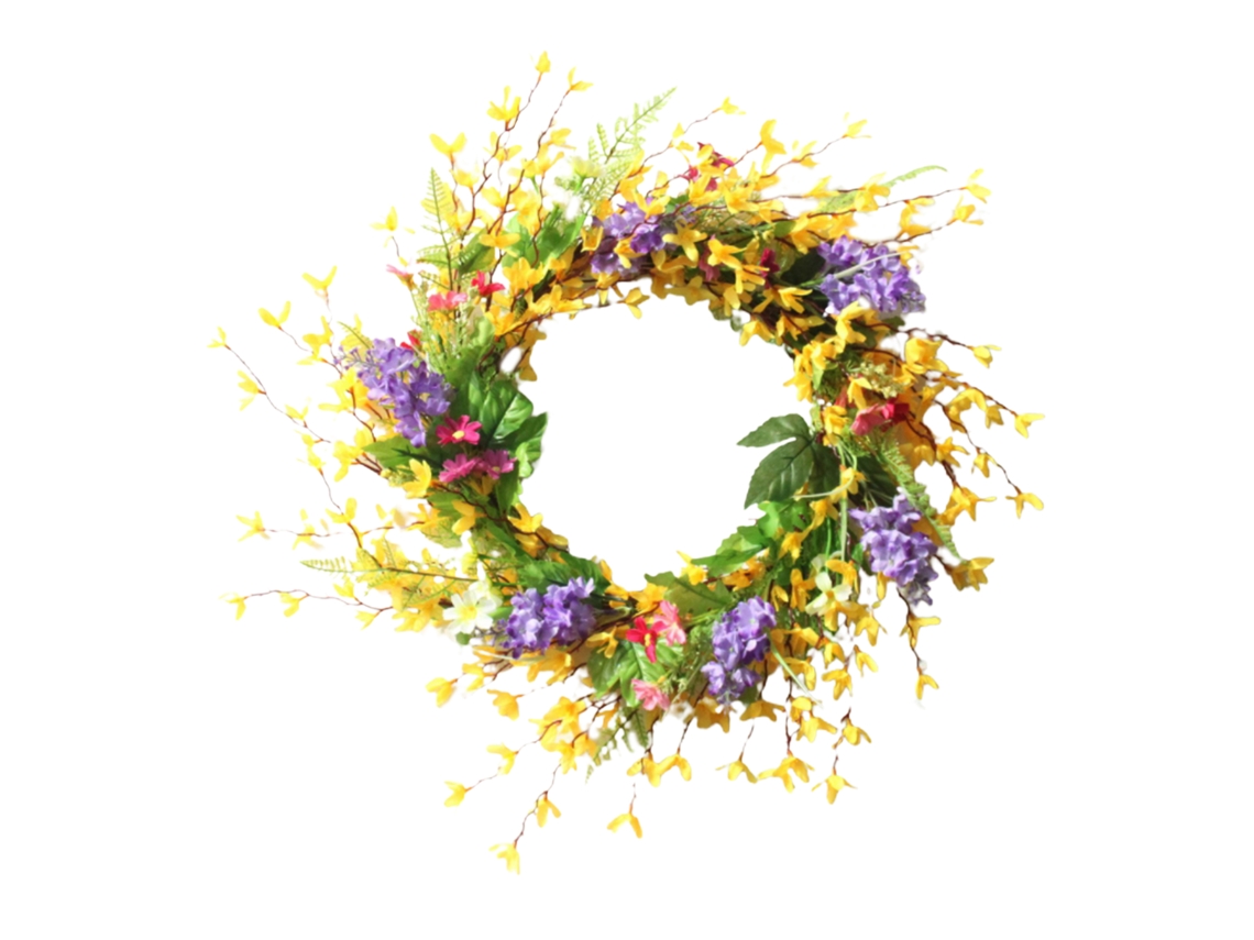 Guirnalda De Lavanda Artificial Para Decoración De Puerta