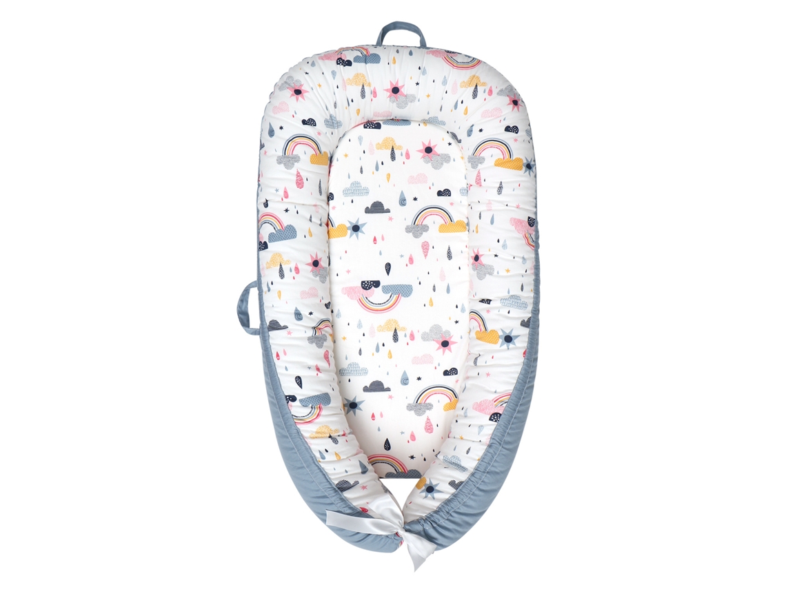 Ninho De Bebé Portátil Com Núcleo Interior Amovível, 90*50 Cm (gota De Chuva) Czhhmart