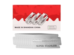 10 Piezas Caja Hoja De Afeitadora Tradicional Manual Para Hombres Accesorio De Afeitado