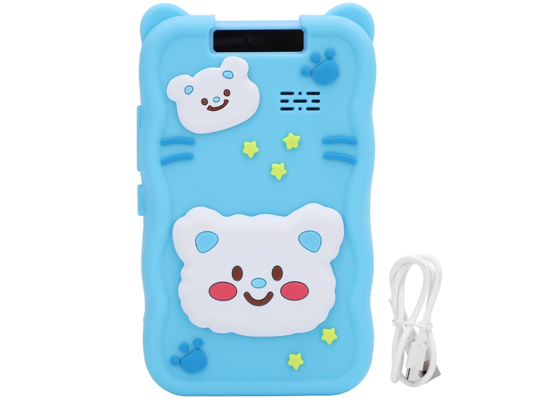 Teléfono De Juguete En Miniatura Con Pantalla De 2,8 Pulgadas, Cámara Táctica, Mp3, Mp4 Y Juegos Educativos (azul).